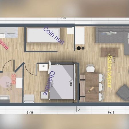 Appartement 6/7 Personnes Pied Des Pistes A Plagne Centre لا بلاني المظهر الخارجي الصورة