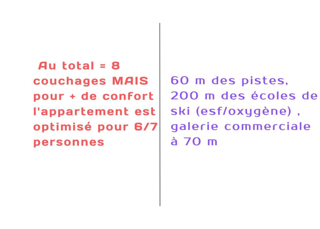 Appartement 6/7 Personnes Pied Des Pistes A Plagne Centre لا بلاني المظهر الخارجي الصورة